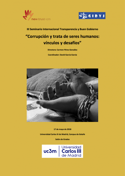 Cartel "Corrupción y trata de seres humanos: vínculos y desafíos I"