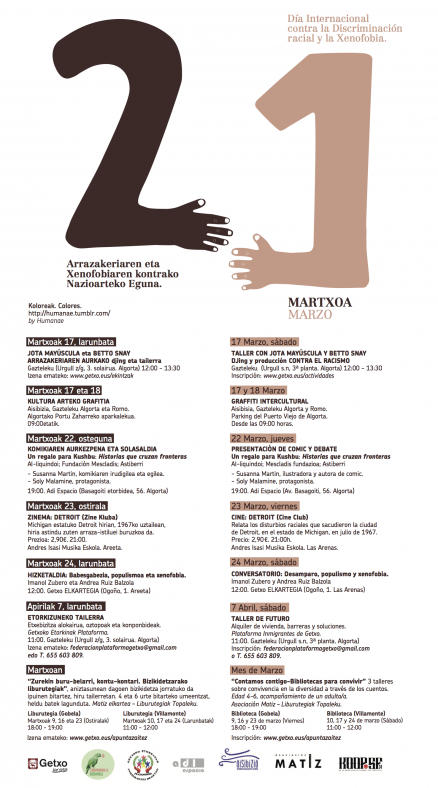 Día Internacional contra la Discriminación racial y la Xenofobia General